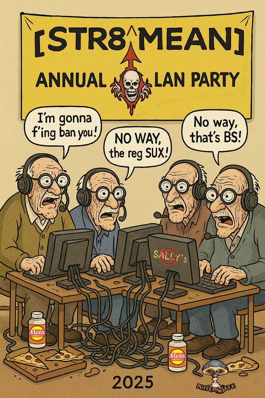 [STR8^MEAN] LAN / cartoon slideshow